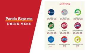 Panda express drink menu